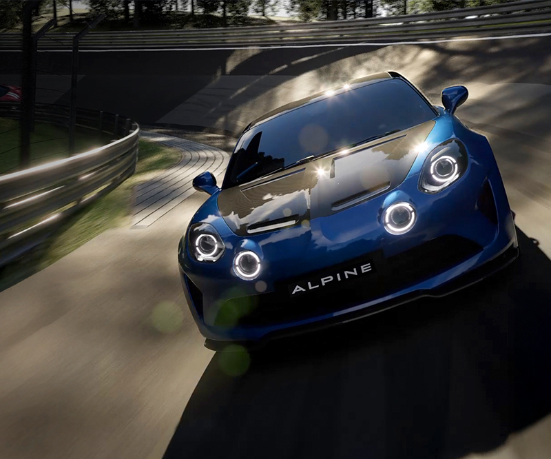 Alpine 3D temps réel